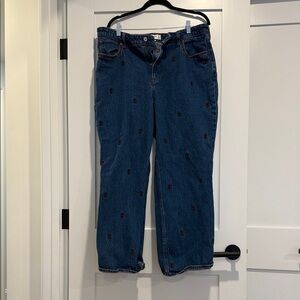Abercrombie & Fitch Curve Love 90's Relaxed High Rise Jeans